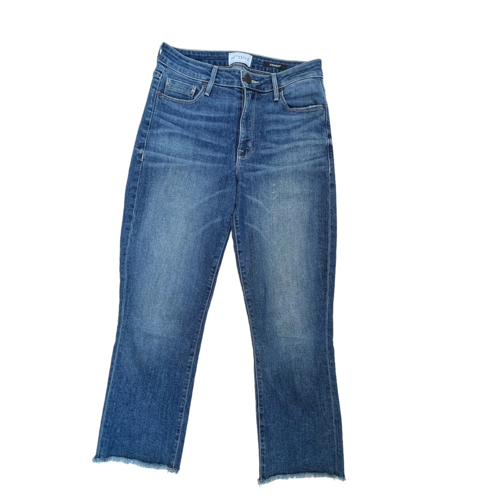 PARKER SMITH Straight Leg Crop Raw Hem Size 27